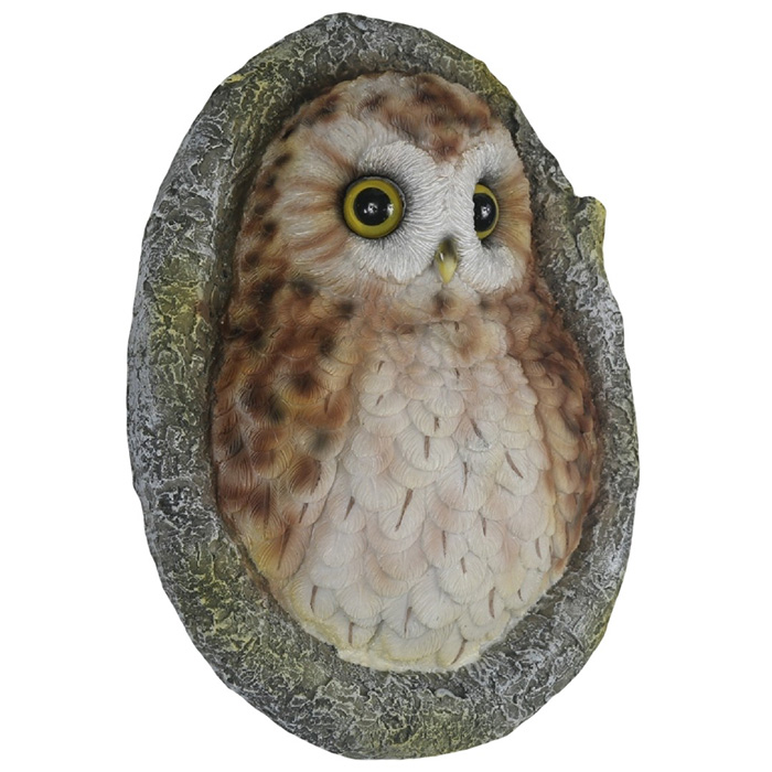 Resin Owl Wall Plaque